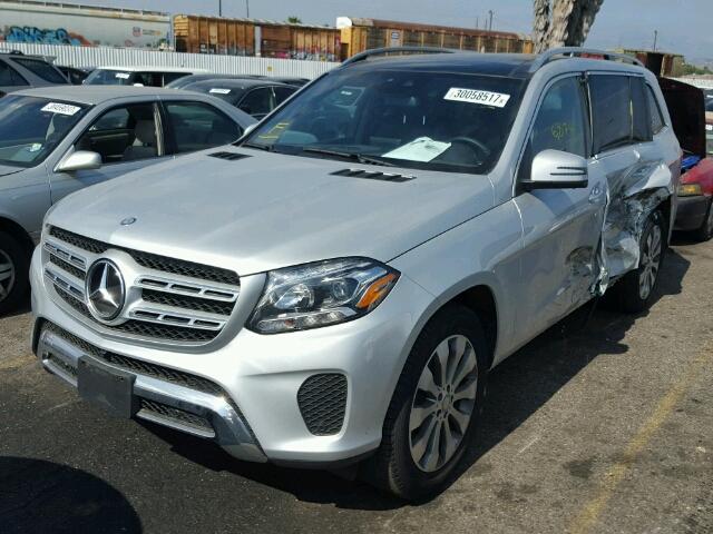 4JGDF6EEXHA816075 - 2017 MERCEDES-BENZ GLS 450 4M GRAY photo 2