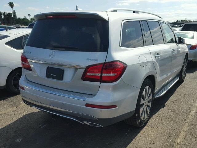 4JGDF6EEXHA816075 - 2017 MERCEDES-BENZ GLS 450 4M GRAY photo 4