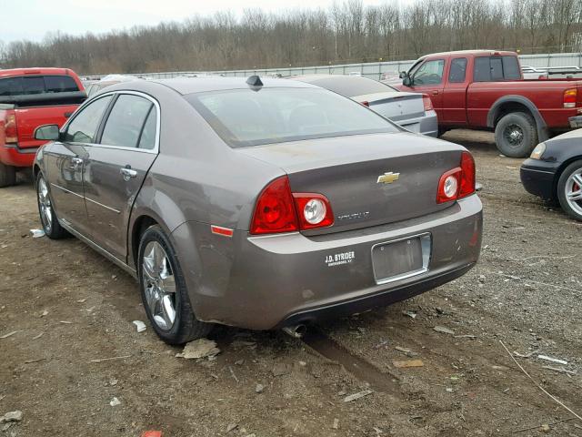 1G1ZC5E09CF208554 - 2012 CHEVROLET MALIBU 1LT 棕色 照片 3