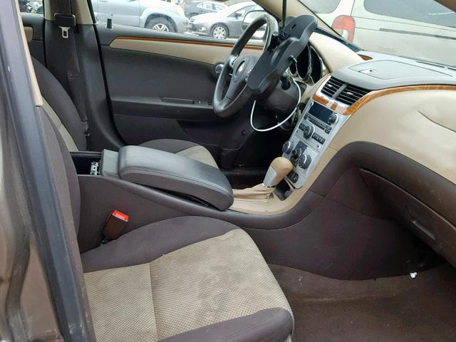1G1ZC5E09CF208554 - 2012 CHEVROLET MALIBU 1LT 棕色 照片 5