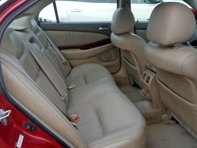 19UUA56603A016139 - 2003 ACURA 3.2TL RED photo 6