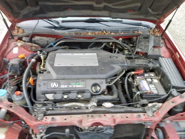 19UUA56603A016139 - 2003 ACURA 3.2TL RED photo 7