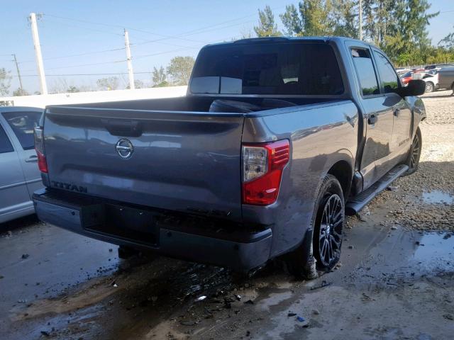 1N6AA1E68JN520002 - 2018 NISSAN TITAN SV CHARCOAL photo 4