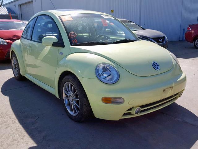 3VWCK21C01M473484 - 2001 VOLKSWAGEN NEW BEETLE Grün Foto 1