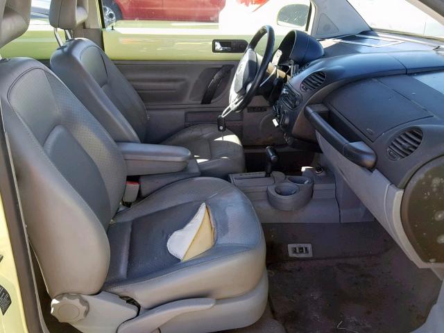 3VWCK21C01M473484 - 2001 VOLKSWAGEN NEW BEETLE Grün Foto 5