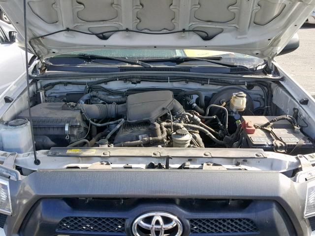 5TFTX4GN3FX047489 - 2015 TOYOTA TACOMA PRE WHITE photo 7