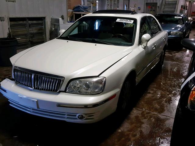 KMHFU45E35A425333 - 2005 HYUNDAI XG 350 WHITE photo 2