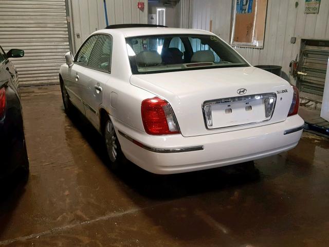 KMHFU45E35A425333 - 2005 HYUNDAI XG 350 WHITE photo 3