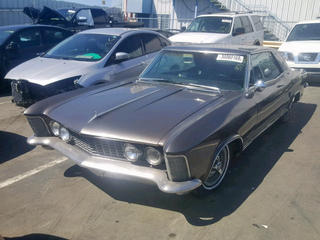 7K1044317 - 1964 BUICK RIVIERA GRAY photo 2