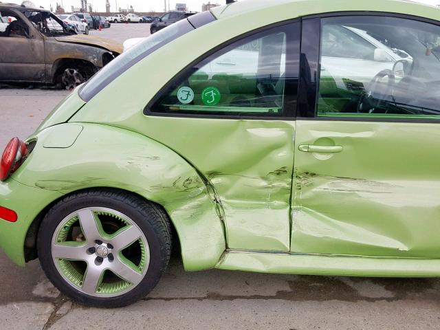 3VWCD21C63M406868 - 2003 VOLKSWAGEN NEW BEETLE Grün Foto 9