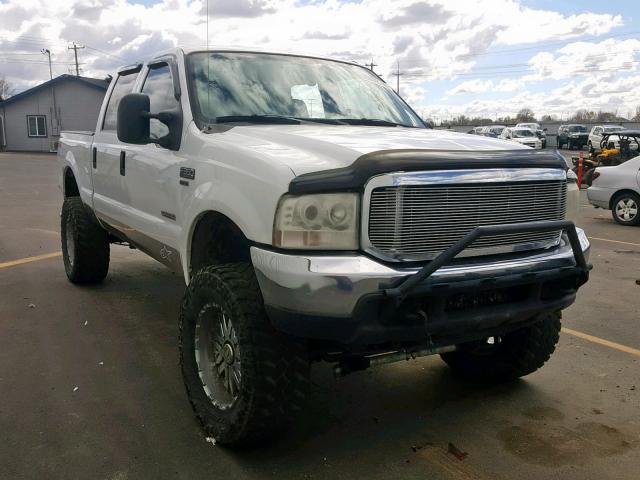 1FTSW31P54EE01752 - 2004 FORD F350 SRW S WHITE photo 1