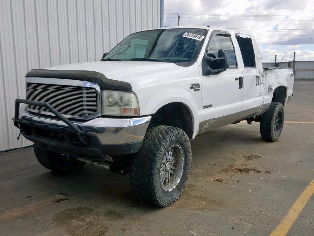 1FTSW31P54EE01752 - 2004 FORD F350 SRW S WHITE photo 2