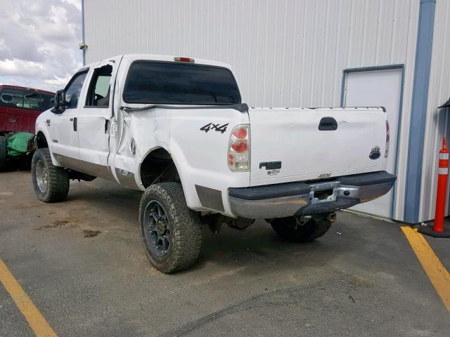 1FTSW31P54EE01752 - 2004 FORD F350 SRW S WHITE photo 3