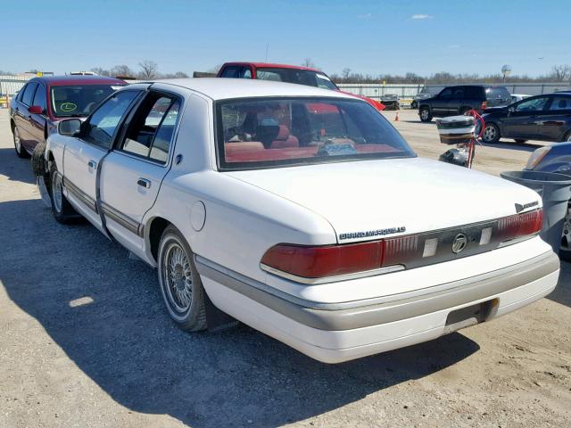 2MECM75W8NX639709 - 1992 MERCURY GRAND MARQ WHITE photo 3