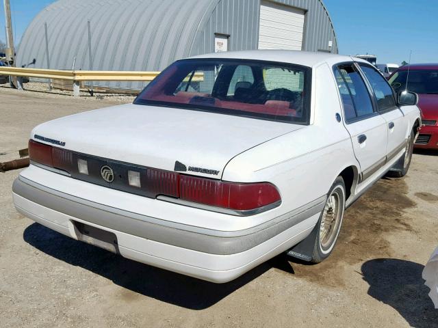 2MECM75W8NX639709 - 1992 MERCURY GRAND MARQ WHITE photo 4