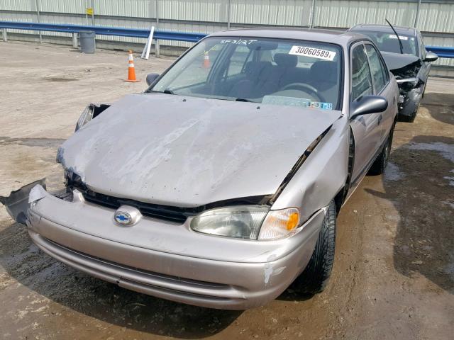 1Y1SK52881Z447591 - 2001 CHEVROLET GEO PRIZM GRAY photo 2