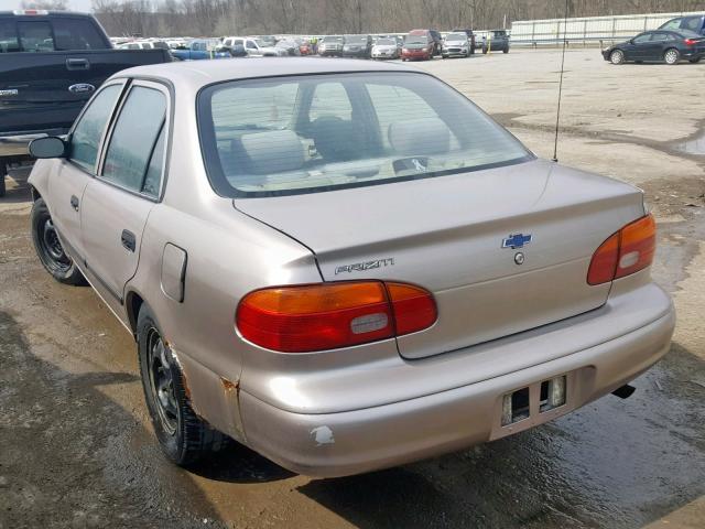 1Y1SK52881Z447591 - 2001 CHEVROLET GEO PRIZM GRAY photo 3