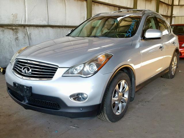 JNKAJ09F98M362260 - 2008 INFINITI EX35 BASE SILVER photo 2