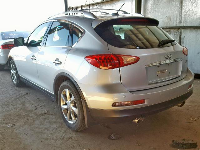 JNKAJ09F98M362260 - 2008 INFINITI EX35 BASE SILVER photo 3