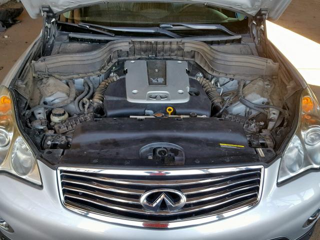JNKAJ09F98M362260 - 2008 INFINITI EX35 BASE SILVER photo 7
