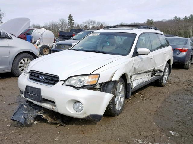 4S4BP62C967355811 - 2006 SUBARU LEGACY OUT WHITE photo 2