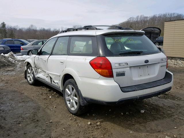 4S4BP62C967355811 - 2006 SUBARU LEGACY OUT WHITE photo 3