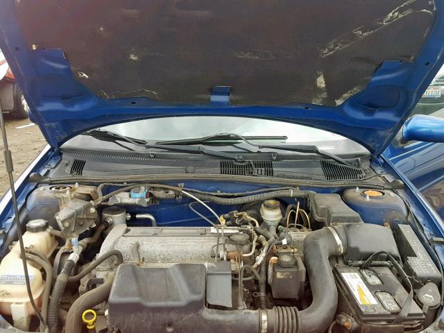 1G1JH12F257198723 - 2005 CHEVROLET CAVALIER L BLUE photo 7