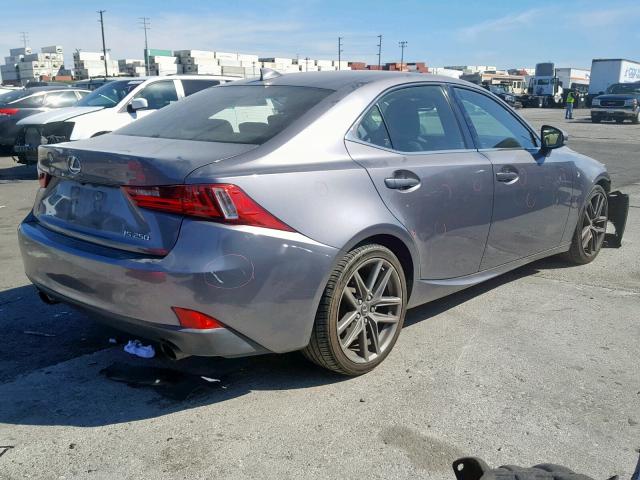 JTHBF1D23E5032295 - 2014 LEXUS IS 250 GRAY photo 4