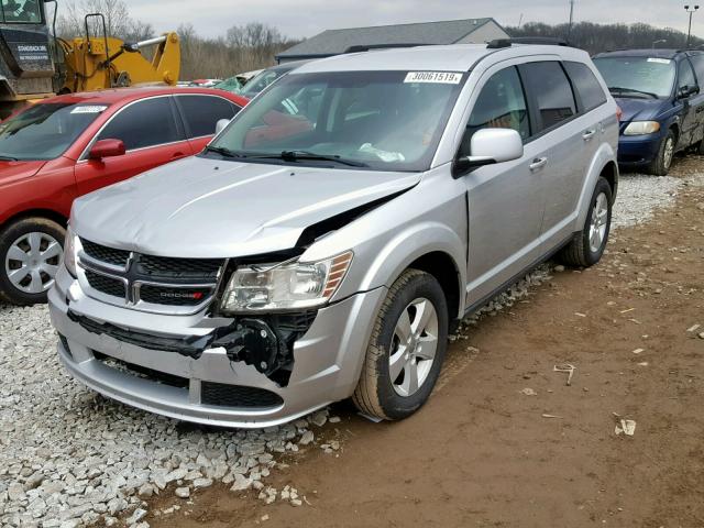 3D4PG1FGXBT514340 - 2011 DODGE JOURNEY MA SILVER photo 2