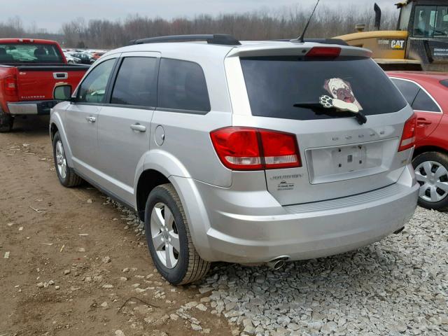 3D4PG1FGXBT514340 - 2011 DODGE JOURNEY MA SILVER photo 3