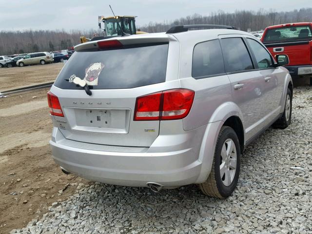 3D4PG1FGXBT514340 - 2011 DODGE JOURNEY MA SILVER photo 4