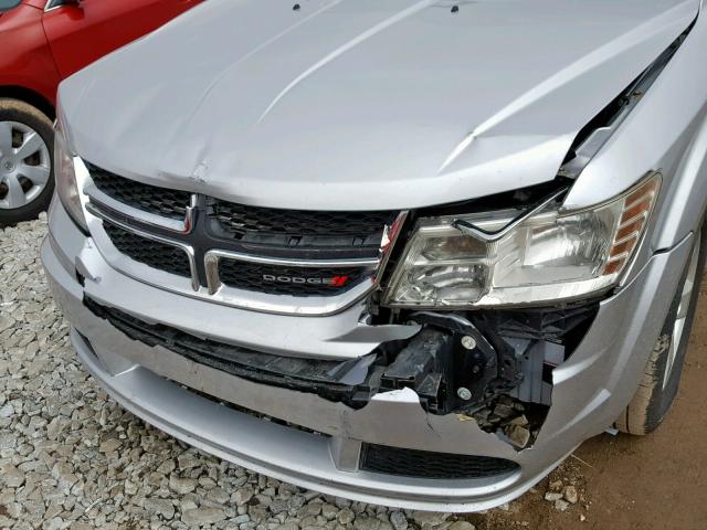 3D4PG1FGXBT514340 - 2011 DODGE JOURNEY MA SILVER photo 9