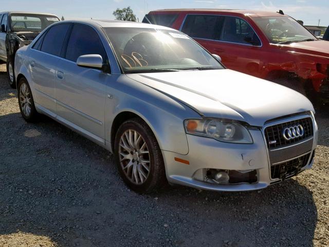 WAUAF78E78A133532 - 2008 AUDI A4 2.0T SILVER photo 1