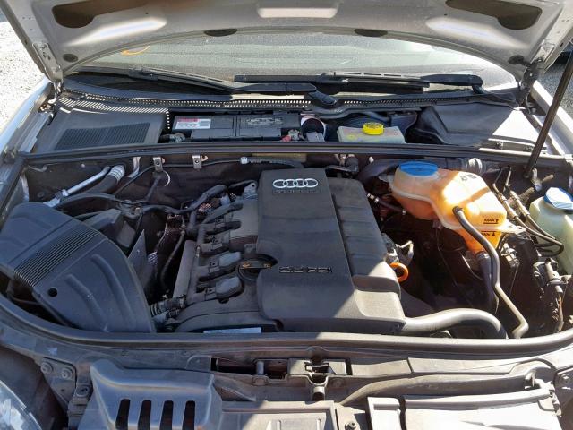 WAUAF78E78A133532 - 2008 AUDI A4 2.0T SILVER photo 7