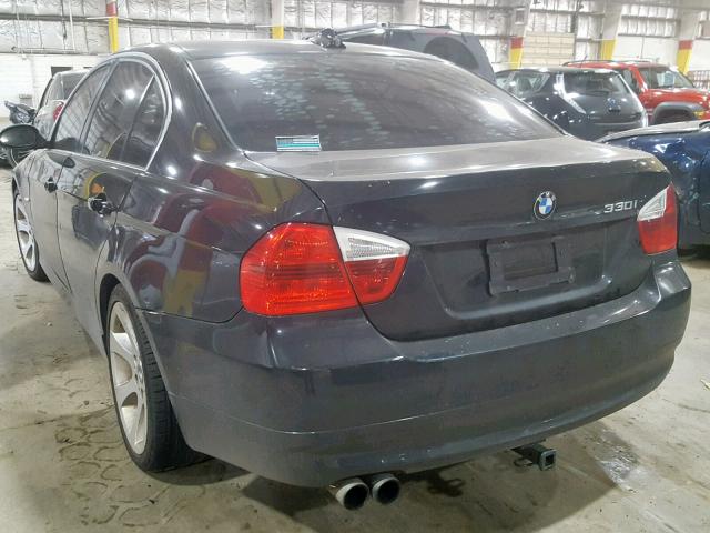 WBAVB33546KR80478 - 2006 BMW 330 I BLACK photo 3