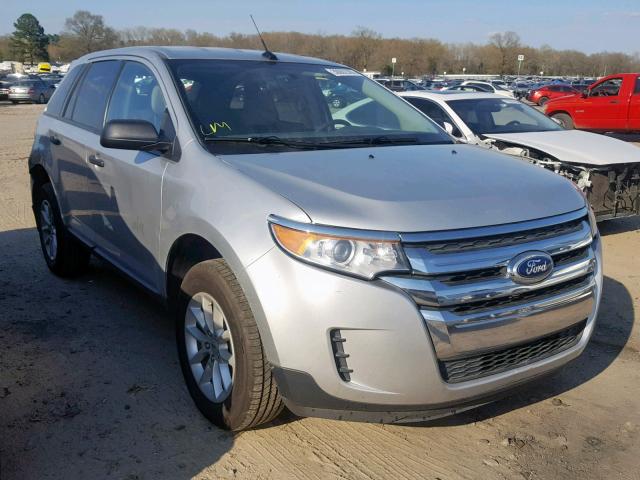 2FMDK3GC8EBB27853 - 2014 FORD EDGE SE SILVER photo 1