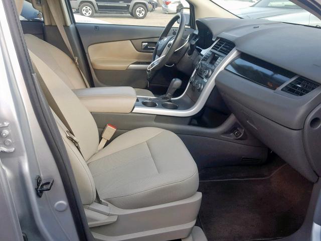 2FMDK3GC8EBB27853 - 2014 FORD EDGE SE SILVER photo 5