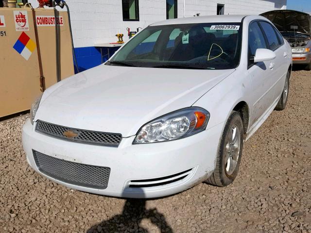 2G1WA5E39E1138244 - 2014 CHEVROLET IMPALA LIM WHITE photo 2