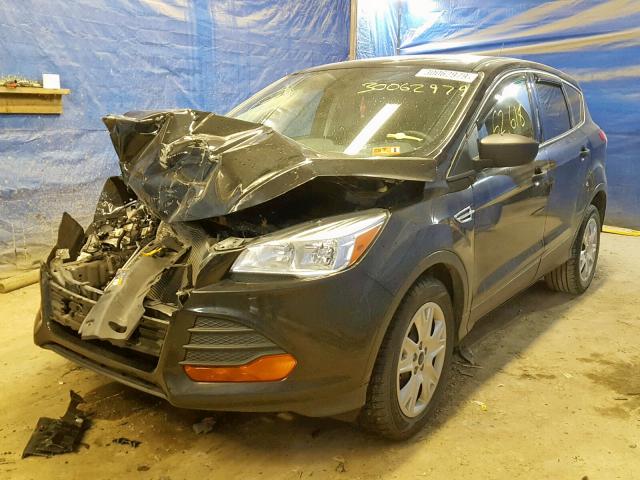 1FMCU0F78EUD02072 - 2014 FORD ESCAPE S BLACK photo 2