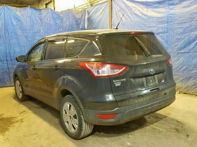 1FMCU0F78EUD02072 - 2014 FORD ESCAPE S BLACK photo 3