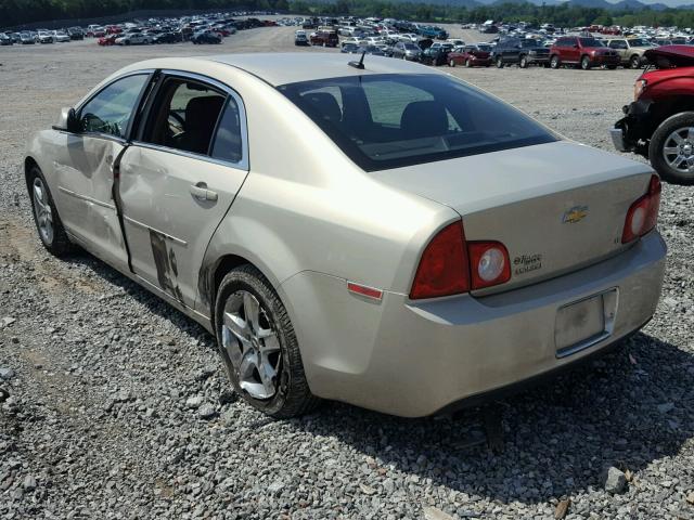 1G1ZH57B99F249906 - 2009 CHEVROLET MALIBU 1LT ოქროსფერი ფოტო 3