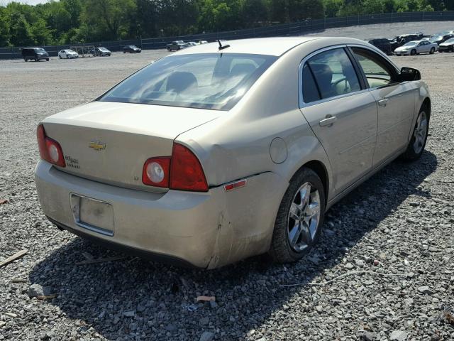 1G1ZH57B99F249906 - 2009 CHEVROLET MALIBU 1LT ოქროსფერი ფოტო 4