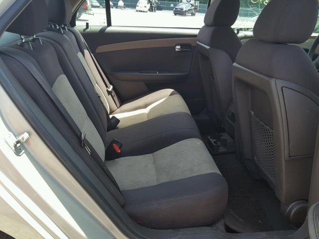 1G1ZH57B99F249906 - 2009 CHEVROLET MALIBU 1LT ოქროსფერი ფოტო 6