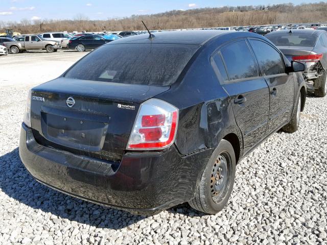 3N1AB61E99L607271 - 2009 NISSAN SENTRA 2.0 BLACK photo 4