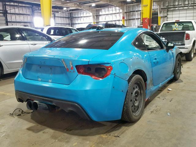 JF1ZNAA11D1706261 - 2013 SCION FRS BLUE photo 4