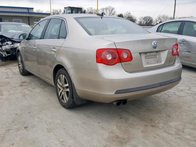 3VWSF71K86M681544 - 2006 VOLKSWAGEN JETTA 2.5 TAN photo 3