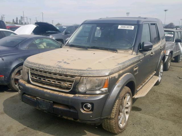 SALAG2V67GA845000 - 2016 LAND ROVER LR4 HSE GRAY photo 2