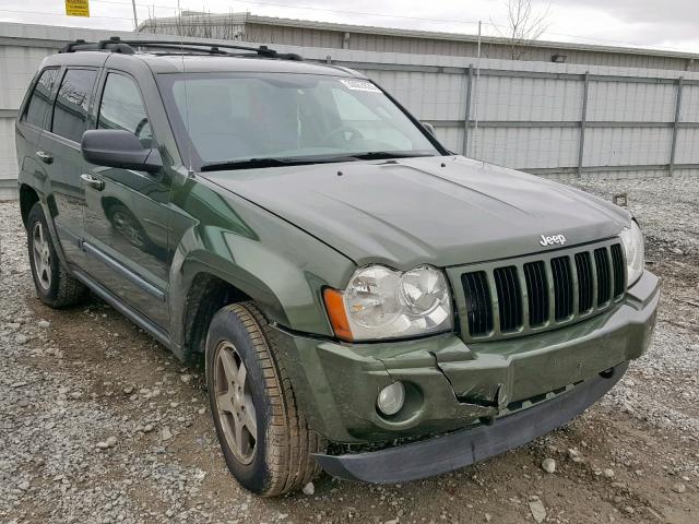 1J8HR48P67C698164 - 2007 JEEP GRAND CHER GREEN photo 1