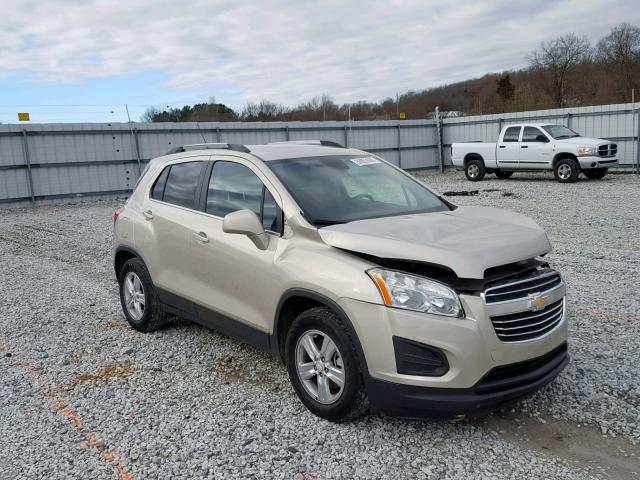 3GNCJLSB3GL248080 - 2016 CHEVROLET TRAX 1LT GOLD photo 1