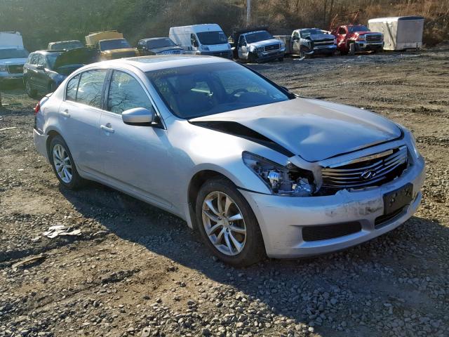 JNKCV61F19M053105 - 2009 INFINITI G37 SILVER photo 1